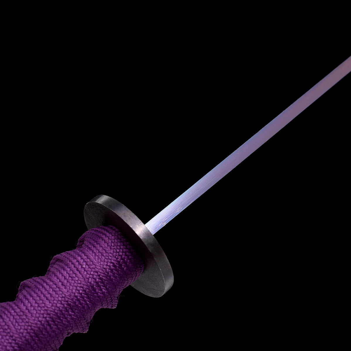 Hand Forged Purple Treated Chokuto Ninjato Ninja Straight Katana