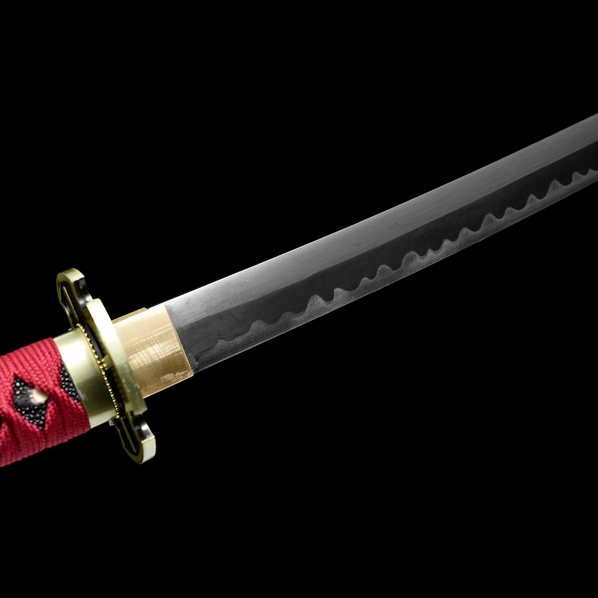 Hand-Forged Sandai Kitetsu Katana: Real Carbon Steel Zoro Replica