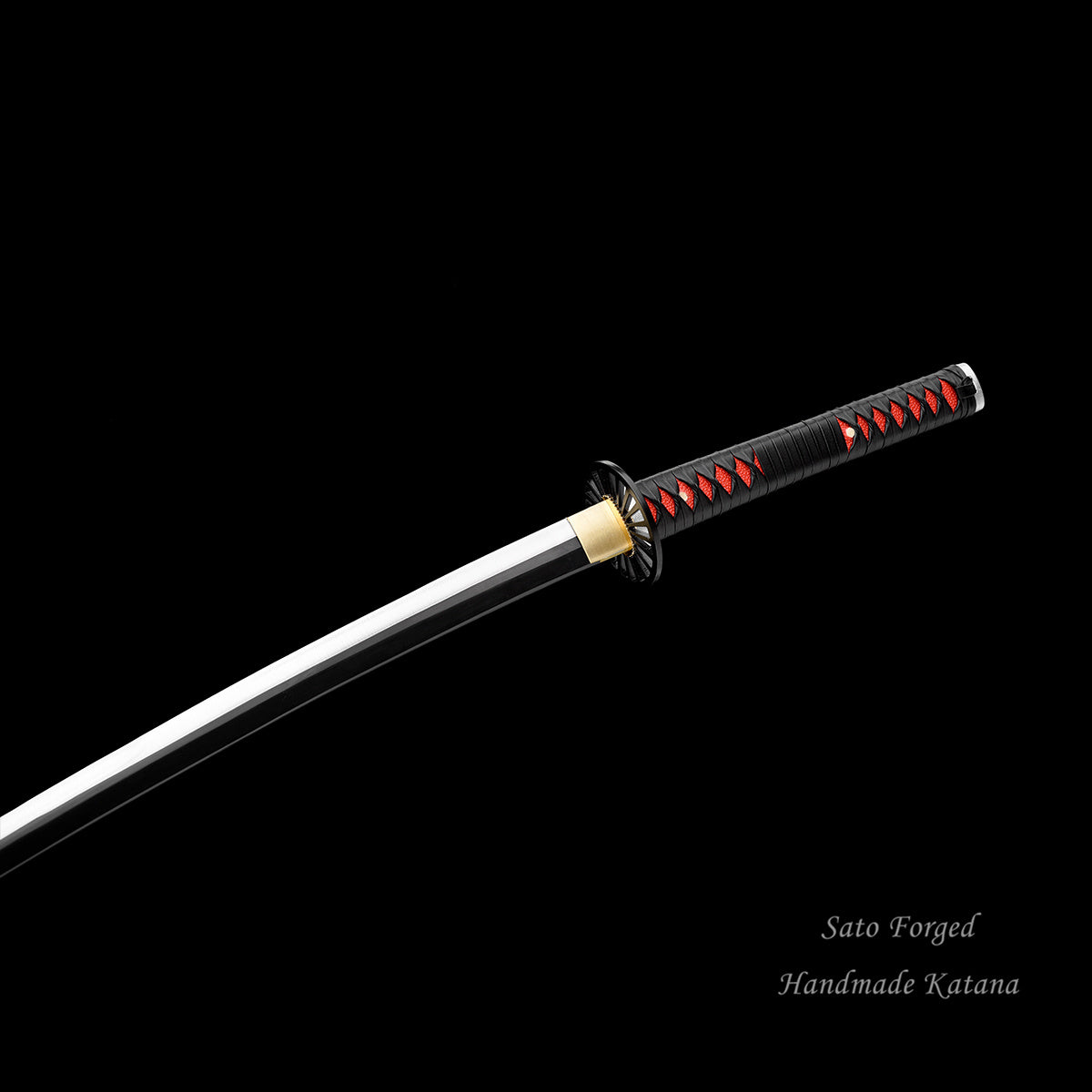 Hand-Forged Demon Slayer Tanjirou Katana: Real Steel Cosplay Replica