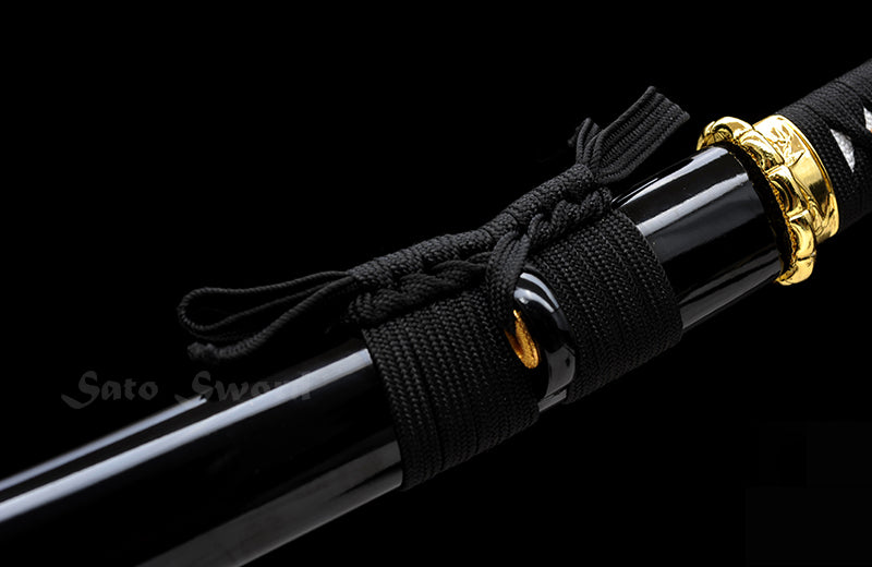 Golden Bamboo Katana Set High Carbon Katana 3PC