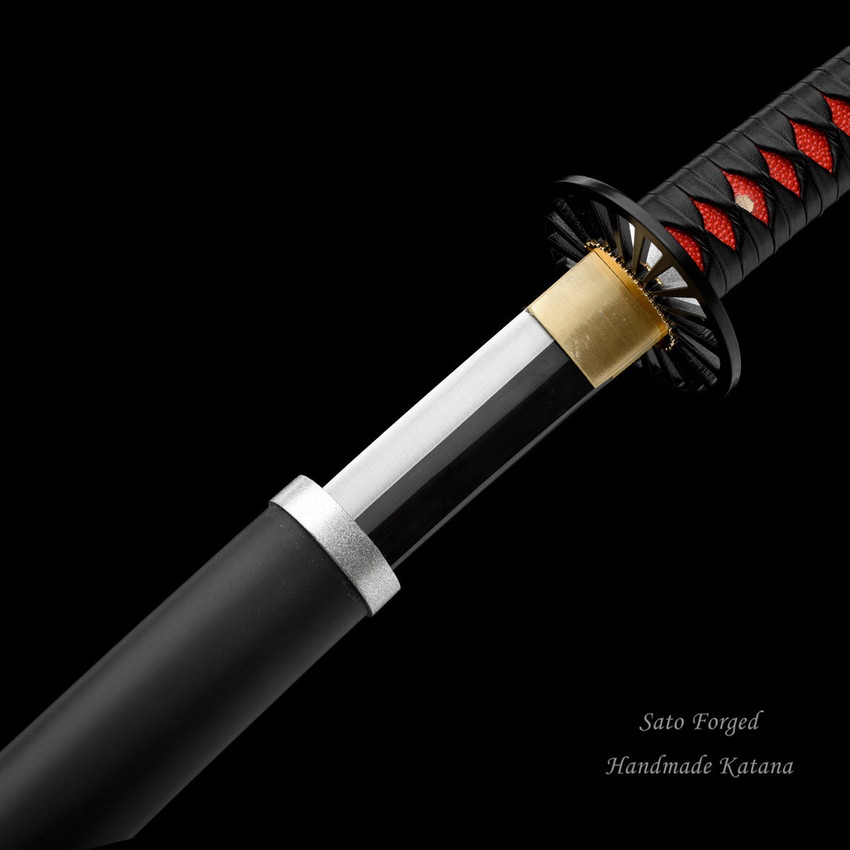 Hand-Forged Demon Slayer Tanjirou Katana: Real Steel Cosplay Replica