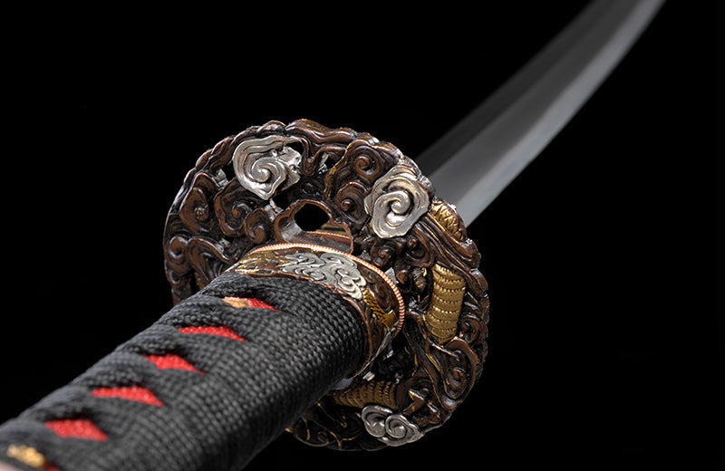 Hand-Forged Medium Wakizashi Katana with Folded Clay-Tempered Steel