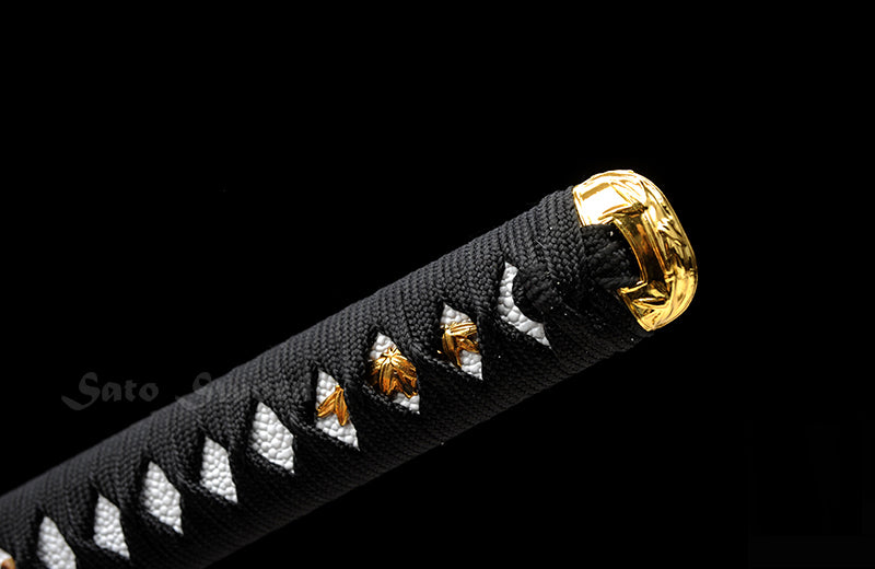 Golden Bamboo Katana Set High Carbon Katana 3PC