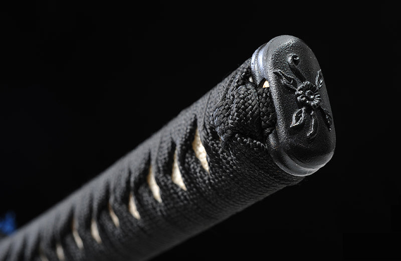 Hand-Forged High-Carbon Full-Tang Katana with Crack Scabbard