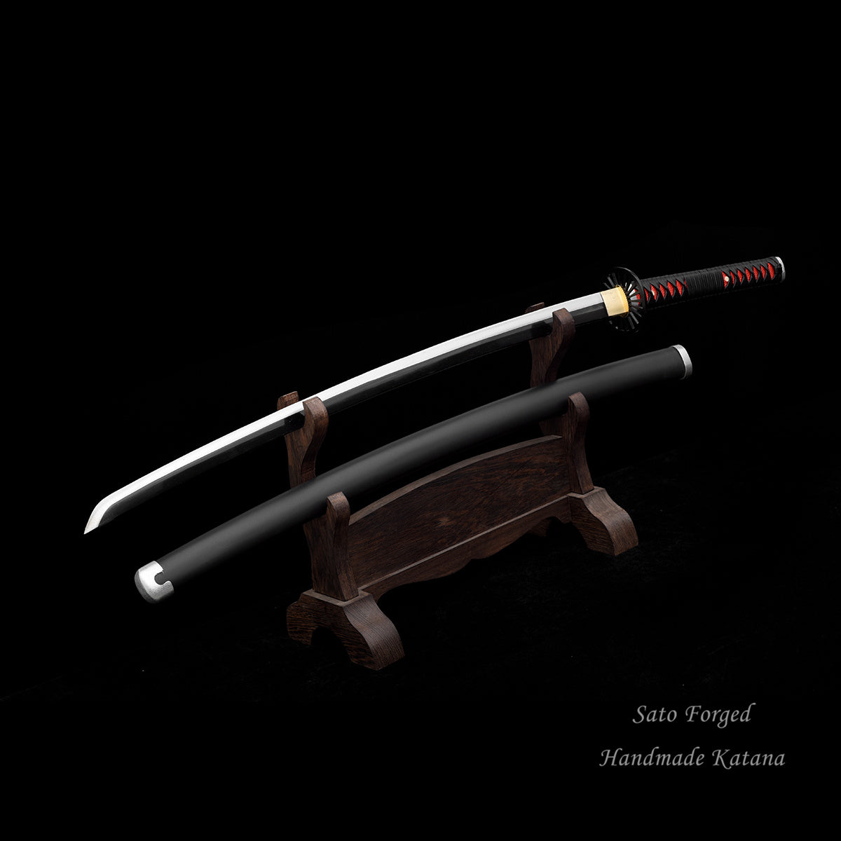 Hand-Forged Demon Slayer Tanjirou Katana: Real Steel Cosplay Replica