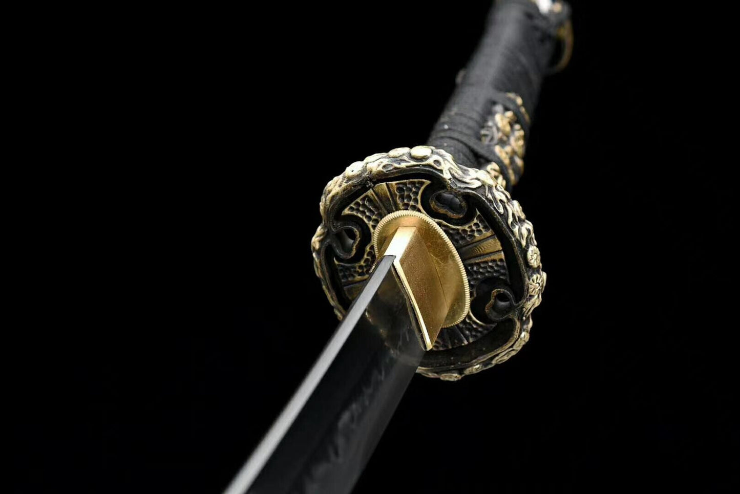 Hand Forged Taichi Clay Tempered Hand Polishing Katana