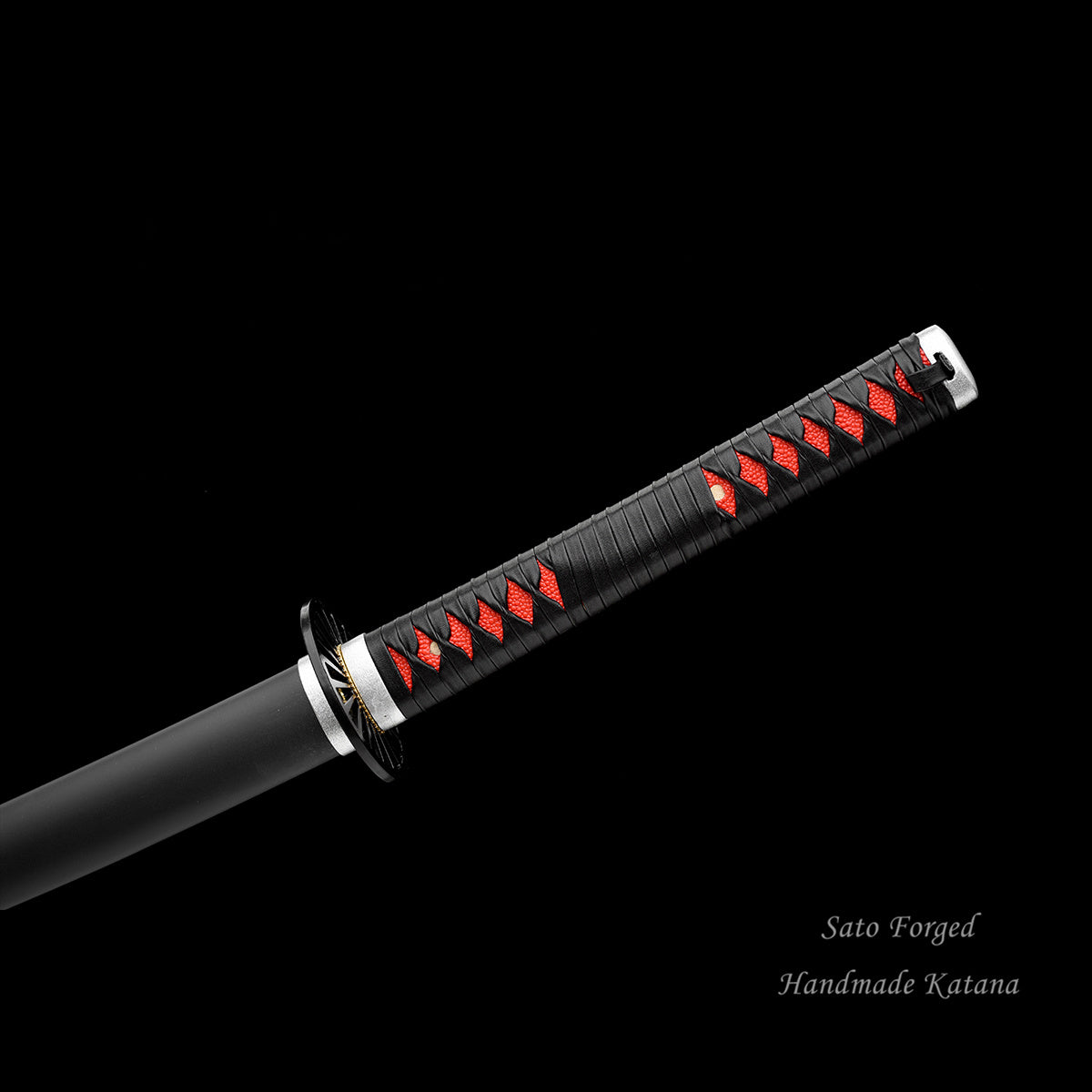 Hand-Forged Demon Slayer Tanjirou Katana: Real Steel Cosplay Replica