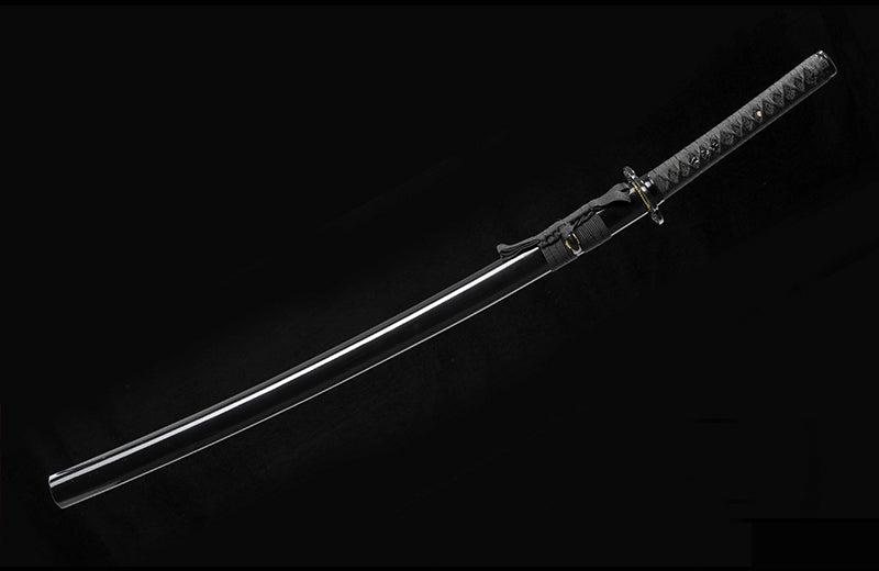 Hand Forged Katana High Carbon Steel Black Scabbard General