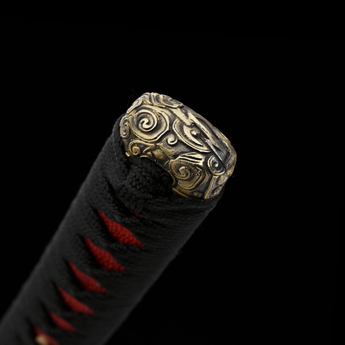 Real Katana with Hand-Forged Manganese Steel Blade & Tiger Tsuba