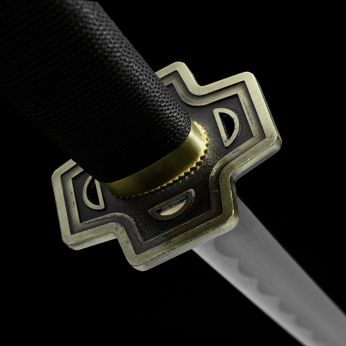 Roronoa Zoro Yubashiri Katana,Real Carbon Full Tang Blade Replica