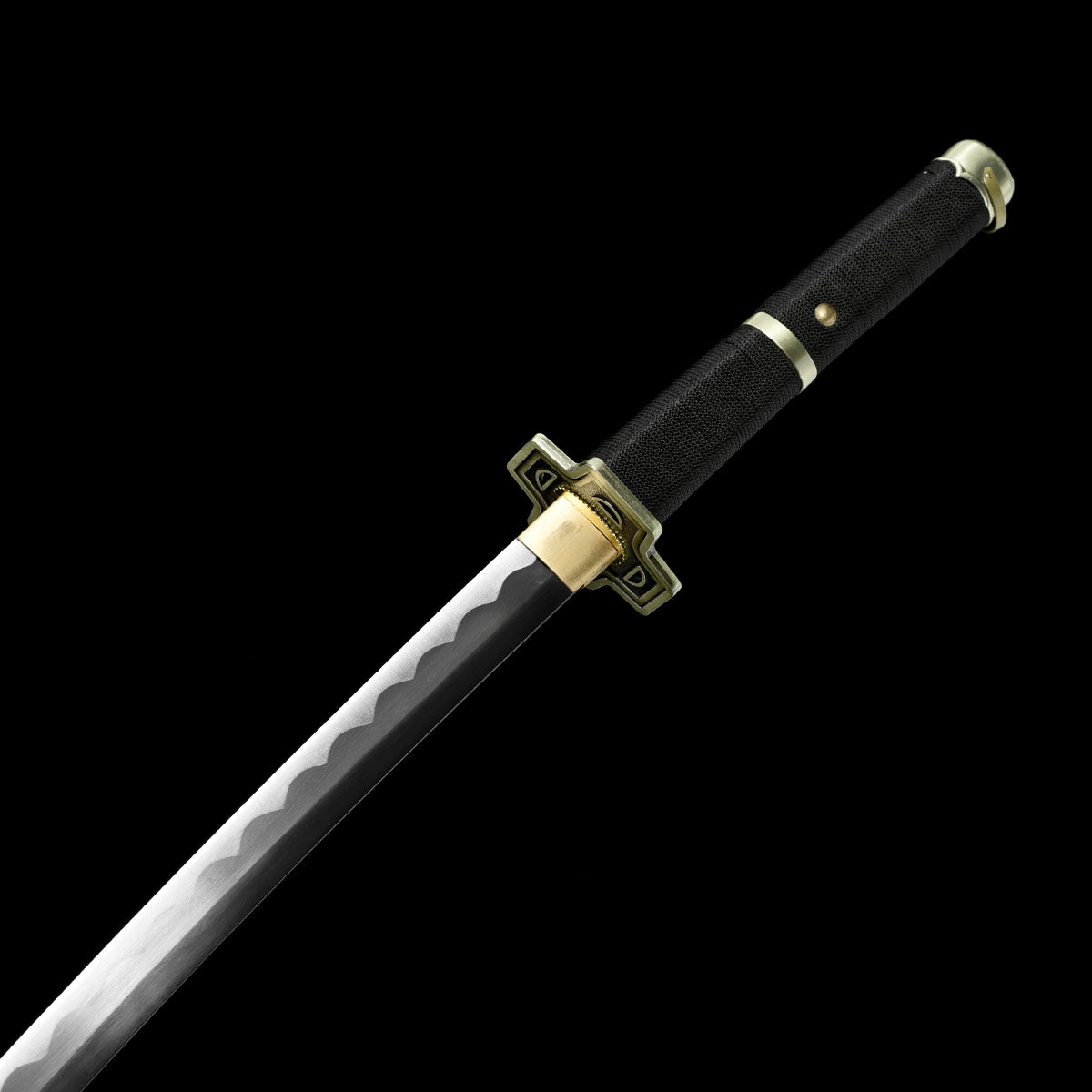 Roronoa Zoro Yubashiri Katana,Real Carbon Full Tang Blade Replica