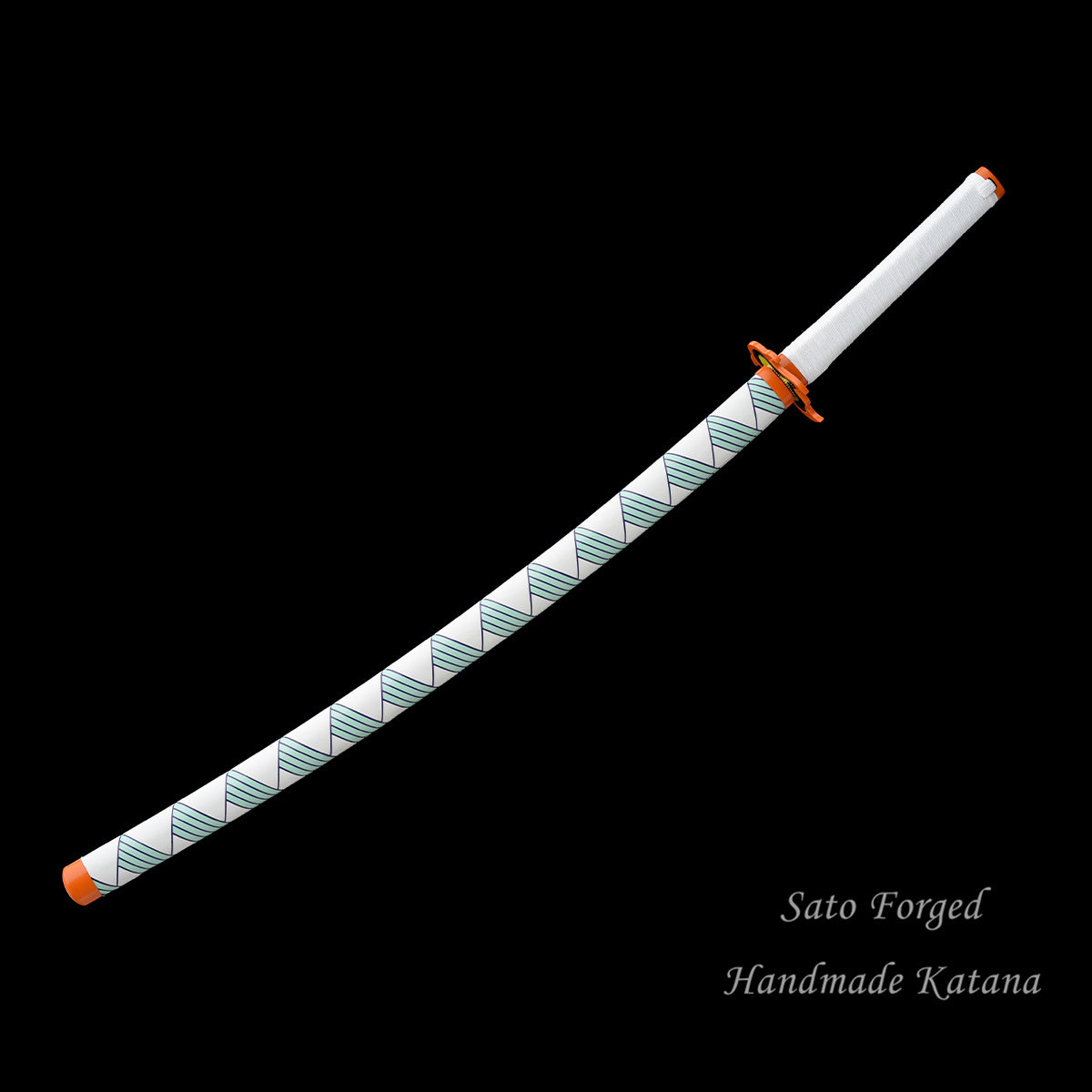 Rengoku Kyoujurou Real Steel Katana: Demon Slayer Cosplay Replica