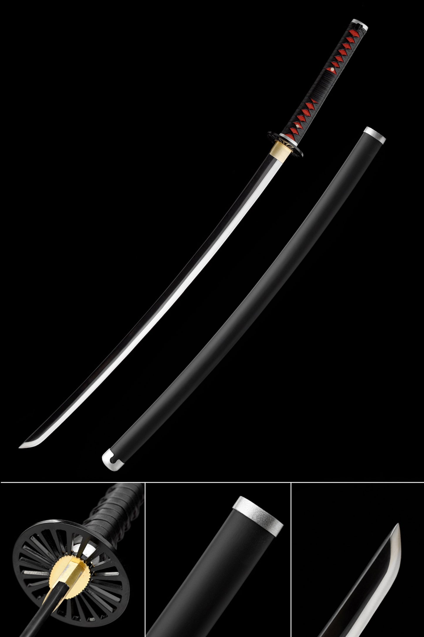 Real Steel Demon Slayer Katana: Tanjirou & Rengoku Cosplay Replica