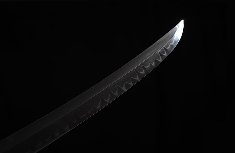 Hand-Forged High-Carbon Clay-Tempered Short Shirasaya Sword