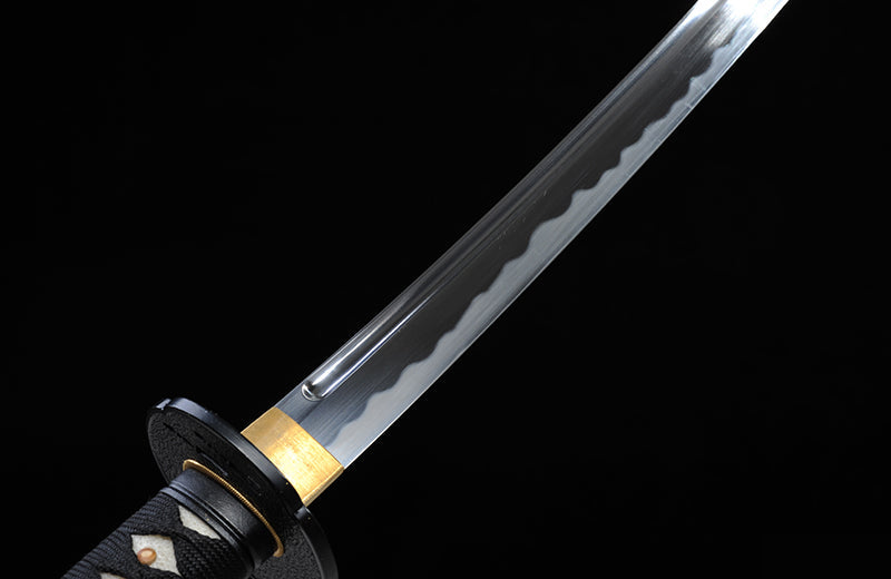 Hand-Forged High-Carbon Full-Tang Katana with Crack Scabbard