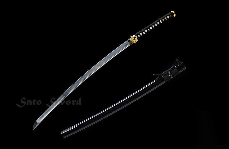 Golden Bamboo Katana Set High Carbon Katana 3PC