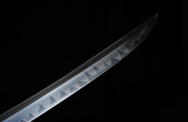 Hand-Forged High-Carbon Clay-Tempered Short Shirasaya Sword