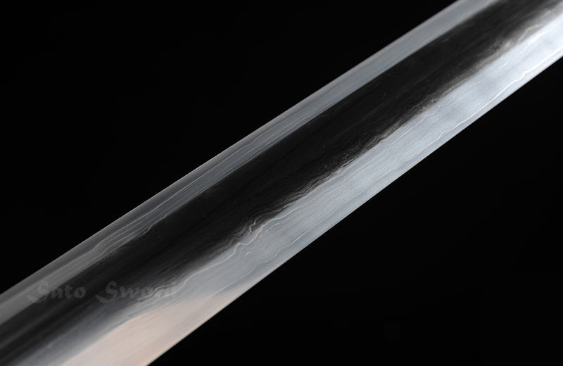 Chinese Han Dynasty Jian Sword with Full-Tang Damascus Folded Steel