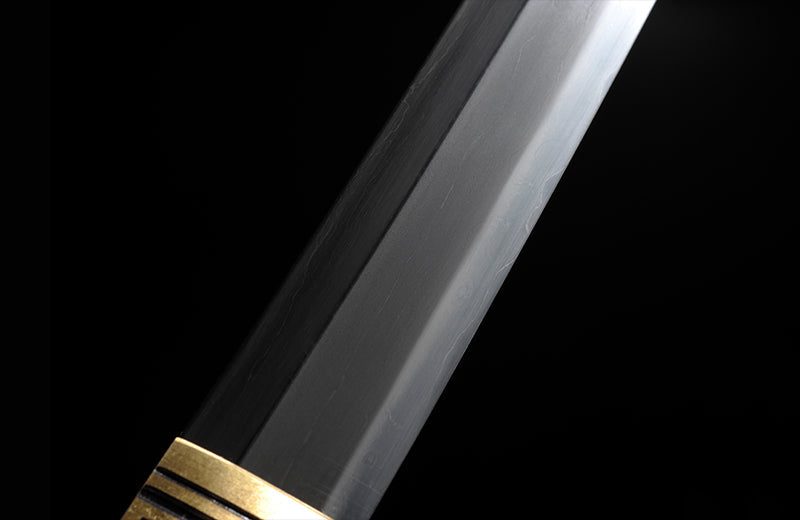 Hand-Forged Medium Wakizashi Katana with Folded Clay-Tempered Steel