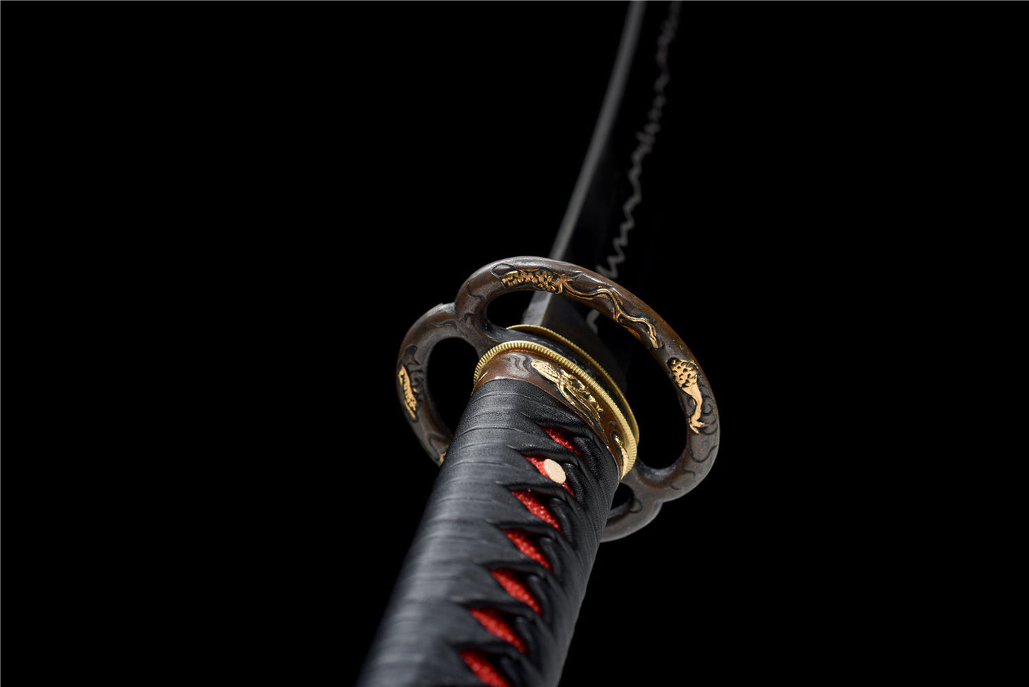 Katana Lightning Hamons Katana Black Blade Classic Musashi