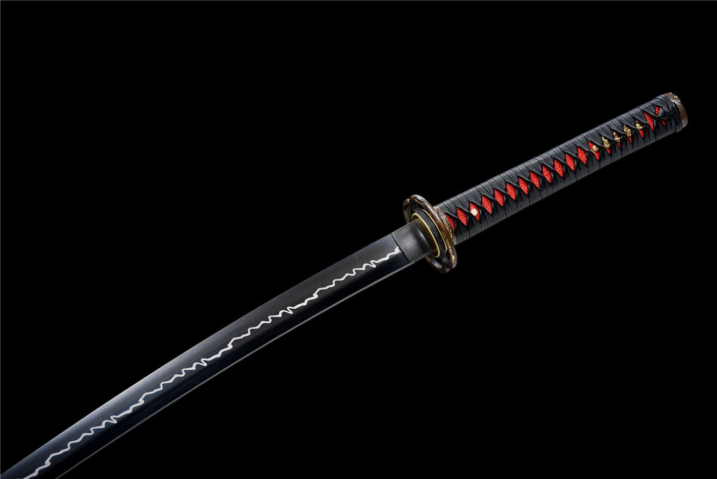 Katana Lightning Hamons Katana Black Blade Classic Musashi