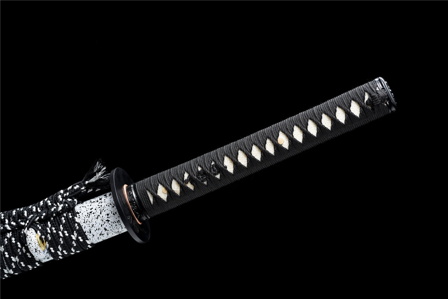 Hand-Polished, Hand-Forged Classic Katana with Real White Hamon